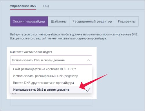 Использование DNS в своем домене